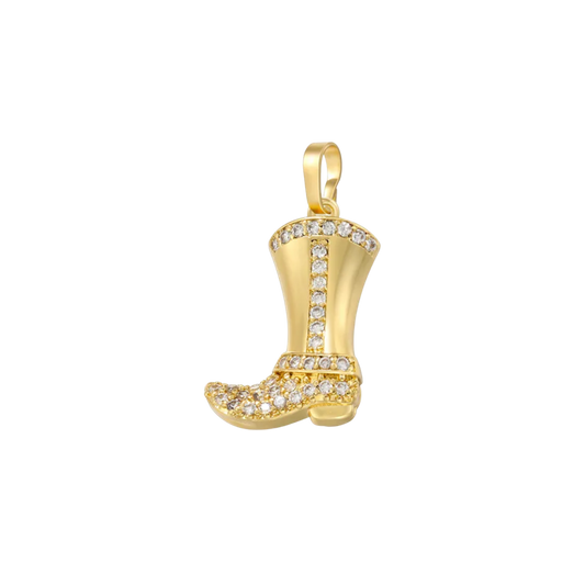 Gold Cowboy Boot